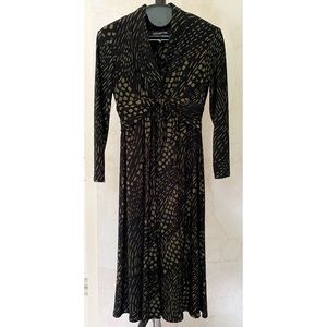 Jones New York Midi Dress with Front Twist Knot 2P